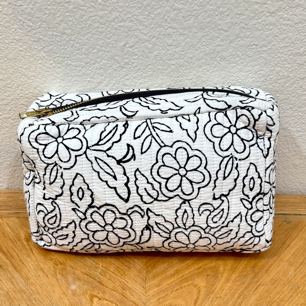 BG501 - Cotton Zipper Clutch