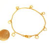 #BR117 - Gold Charm Bracelet