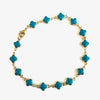 #BR123 - Gold Charm Bracelet -Sarah