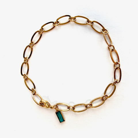 Mod Drops Brass Earrings - #43