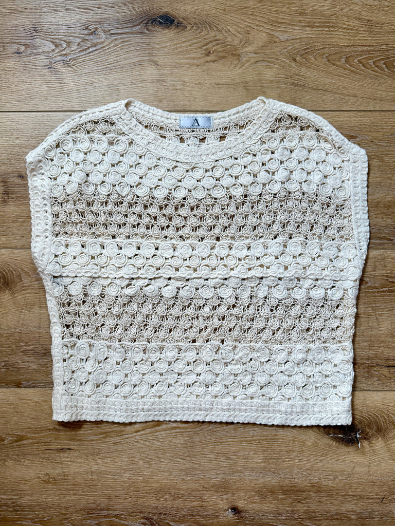 Cotton Crochet Top - D2855