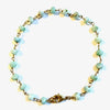 #BR161 - Gold Chain Bracelet - Larimar
