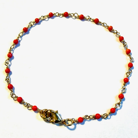 #BR147 - Gold Charm Bracelet - Zulema