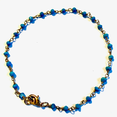 #BR147 - Gold Charm Bracelet - Zulema