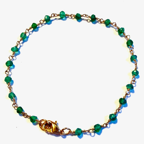 #BR147 - Gold Charm Bracelet - Zulema