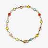 #BR164 - Gold Chain Bracelet - Rainbow