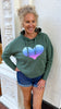 Malibu Heart Hoodie - Oversized