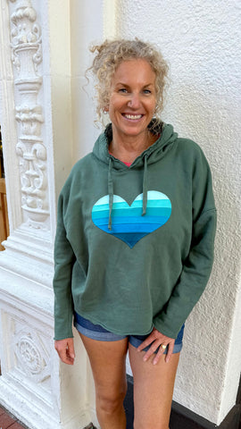Heart Sweatshirt - Cropped