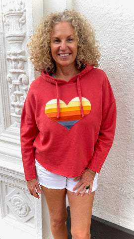 Heart Sweatshirt - Cropped