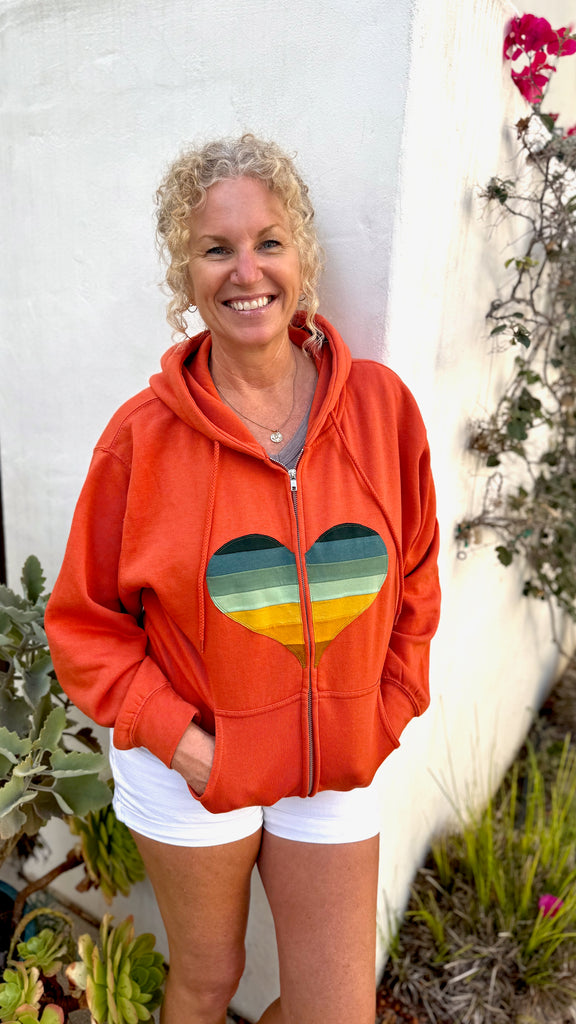 Heart Hoodie - Boyfriend Fit