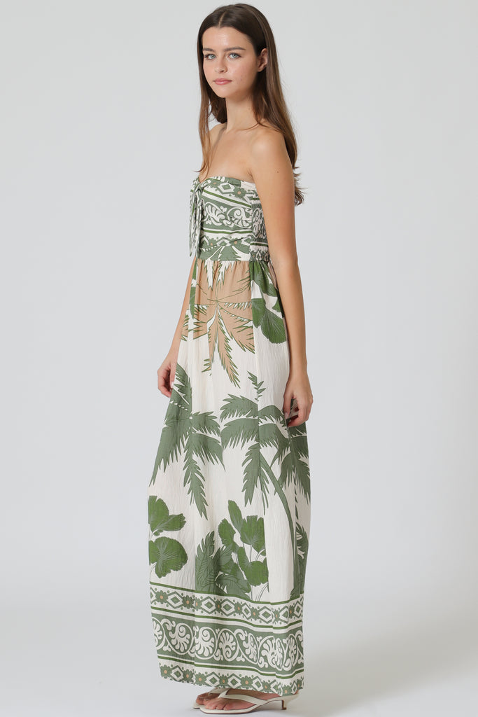 Strapless Wide Leg Jumpsuit - D2838