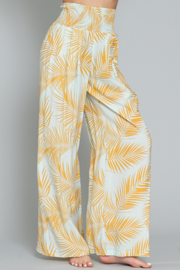 Yellow 2025 flowy pants