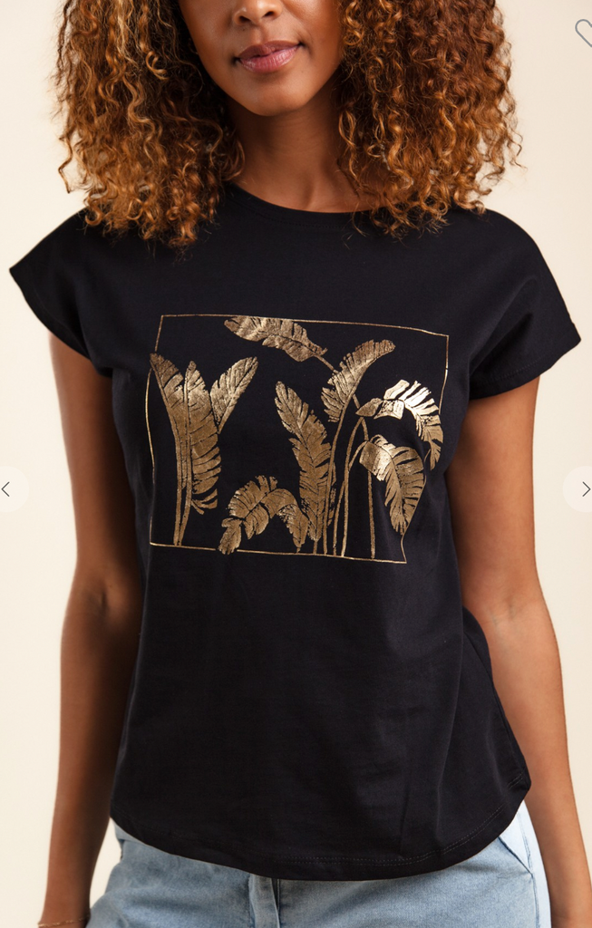 D2572 - Gold Palm T-Shirt