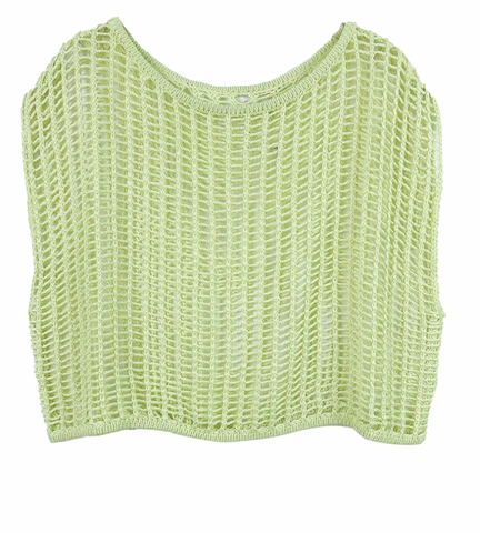 D2607 - Sleeveless Cowl Neck Sweater