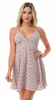 D2690 - Pink Floral Mini Dress