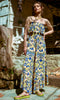 D2721 - Wide Leg Strapless Jumpsuit