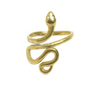 Coiled Snake Brass Ring - #105