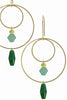 Fresh Start Brass Earrings - #111