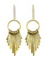 Fringe Topics Brass Earrings - #41