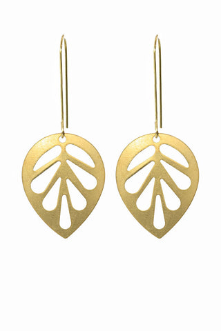 Happy Hippo Brass Earrings - #32