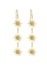 Good Morning Sunshine Brass Earrings - #75