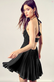 D2424 - Black Mini Dress